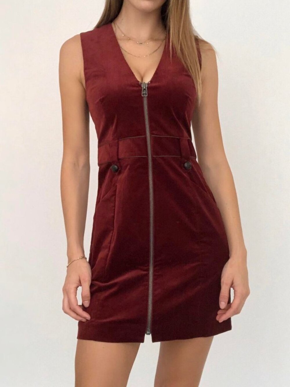 Veronica Beard Women's Burgundy Dress